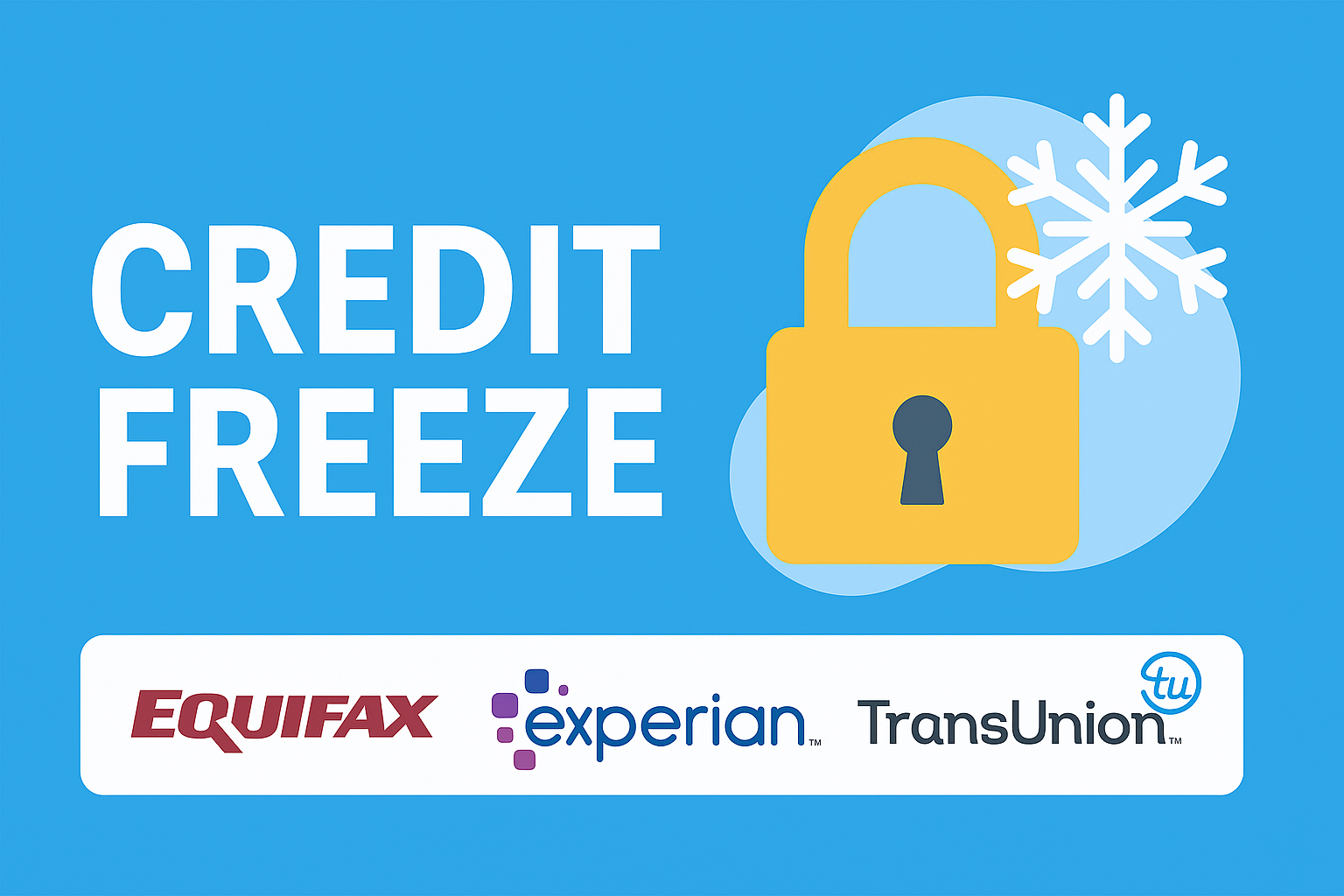 Freeze Your Credit Report - Protect Your Identity